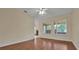 Living area with hardwood floors and fireplace view at 605 Brightview Dr, Lake Mary, FL 32746