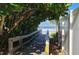 Private beach access path leading to the ocean at 71 Brooks Dr, Ormond Beach, FL 32176