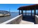 Scenic waterfront view with gazebo and dock at 71 Brooks Dr, Ormond Beach, FL 32176