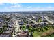 Aerial view of a house nestled in a neighborhood of homes and pools at 7654 Wilmington Loop, Kissimmee, FL 34747