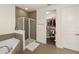 Bathroom with shower, bathtub and walk-in closet at 8558 Morehouse Dr, Orlando, FL 32836