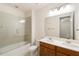 Bathroom with a shower, toilet and double vanity at 8558 Morehouse Dr, Orlando, FL 32836