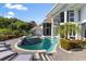 Stunning pool and spa with a cascading waterfall at 9138 Great Heron Cir, Orlando, FL 32836