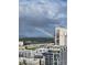 Aerial view with rainbow over cityscape at 150 E Robinson St # 3104, Orlando, FL 32801