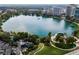 Lake Eola Park and surrounding cityscape aerial view at 150 E Robinson St # 3104, Orlando, FL 32801