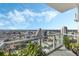 Spacious balcony with stunning panoramic city views at 150 E Robinson St # 3104, Orlando, FL 32801