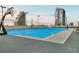 Modern rooftop basketball and tennis court with city views at 150 E Robinson St # 3104, Orlando, FL 32801