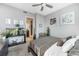 Main bedroom with large bed, city view, and ensuite bathroom access at 150 E Robinson St # 3104, Orlando, FL 32801