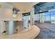 Stylish community lounge with a bar and comfortable seating at 150 E Robinson St # 3104, Orlando, FL 32801