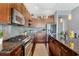 Spacious kitchen with island and hardwood floors at 150 E Robinson St # 3104, Orlando, FL 32801