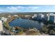 Stunning aerial view of Lake Eola Park at 150 E Robinson St # 3104, Orlando, FL 32801