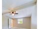 Charming bedroom with vaulted ceiling and ceiling fan at 1778 Cr 426, Lake Panasoffkee, FL 33538