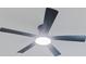 Modern five-blade ceiling fan with light kit at 227 W 4Th St, Chuluota, FL 32766