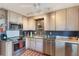 Kitchen with stainless steel appliances and granite countertops at 3663 S Atlantic Ave # 11D, New Smyrna Beach, FL 32169