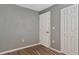 Spacious bedroom with wood flooring and closet at 5526 Lily Rd, Lakeland, FL 33811