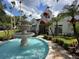 Exterior view showing water fountain at the clubhouse at 11538 Westwood Blvd # 226, Orlando, FL 32821