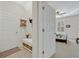 Hallway with bench storage and bedroom access at 124 Adler Pt, Oviedo, FL 32765