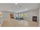 Bright home gym with wood floors and equipment at 124 Adler Pt, Oviedo, FL 32765