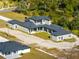 Aerial view of house with large backyard and patio at 20344 Sheldon St, Orlando, FL 32833
