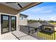 Spacious balcony with glass doors and backyard views at 20344 Sheldon St, Orlando, FL 32833