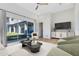 Open living area with glass doors leading to the backyard at 20344 Sheldon St, Orlando, FL 32833