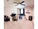 Home office with a large desk and window at 236 Talisi Loop, St Cloud, FL 34771