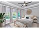 Spacious main bedroom with ample natural light and ensuite bathroom at 2423 Hyatt Creek Ln, Port Orange, FL 32128
