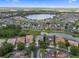 Aerial view of a well planned community, showing a large body of water, and a beautiful home at 408 Chelsea Ave, Davenport, FL 33837