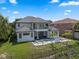 Gorgeous two-story home featuring a private backyard with a pool and manicured lawn at 408 Chelsea Ave, Davenport, FL 33837
