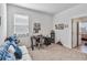 Bedroom with built-in shelving and home office at 6922 Audobon Osprey Cv, Harmony, FL 34773