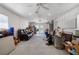 A large workshop with lots of storage and a comfortable seating area at 8134 Hook Cir, Orlando, FL 32836