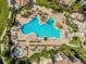 Aerial view of resort-style pool and surrounding area at 8801 Worldquest Blvd, Orlando, FL 32821