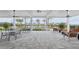 Enjoy the spacious patio with modern seating, perfect for relaxing or entertaining guests outdoors at 1443 Ridgeback Ln, Apopka, FL 32703