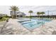 Resort-style pool with sundeck, palm trees, and modern lounging area for ultimate relaxation at 1443 Ridgeback Ln, Apopka, FL 32703
