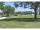 Green lawn with sidewalks and mature trees at 210 Hammock Preserve Loop, Winter Garden, FL 34787