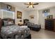 Bedroom with two twin beds and pirate theme decor at 2549 Archfeld Blvd, Kissimmee, FL 34747