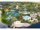 Community amenities including pool, tennis, and pickleball courts at 4832 Shoreline Cir, Sanford, FL 32771