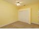 Bright bedroom with neutral walls and ceiling fan at 4832 Shoreline Cir, Sanford, FL 32771