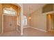 Bright living room with high ceilings and tiled floors at 4832 Shoreline Cir, Sanford, FL 32771