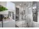 Spa-like bathroom with a freestanding tub and large walk-in shower at 830 W Canton Ave, Winter Park, FL 32789