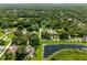 Aerial view of neighborhood showing house location at 858 Cardinal Pointe Cv, Sanford, FL 32771