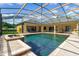 Large pool with spa and screened patio area at 858 Cardinal Pointe Cv, Sanford, FL 32771