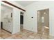 Kitchen with white cabinets and a farmhouse sink at 913 Carlson Dr, Orlando, FL 32804