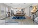 Bright dining room with hardwood floors and a stylish chandelier at 9511 Nautique Ln, Winter Garden, FL 34787