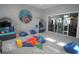 Fun playroom with a nautical theme and soft play area at 9511 Nautique Ln, Winter Garden, FL 34787