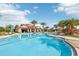 Expansive pool with adjacent clubhouse at 1040 Sadie Ridge Rd, Clermont, FL 34715