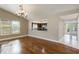 Light-filled dining area with kitchen pass-through at 106 Canterbury Dr, Haines City, FL 33844