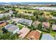 Aerial view of houses in a residential neighborhood at 1105 Harbor Hill St, Winter Garden, FL 34787