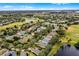 Aerial photo showing a neighborhood near a golf course at 1105 Harbor Hill St, Winter Garden, FL 34787