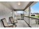 Spacious balcony overlooking backyard at 1105 Harbor Hill St, Winter Garden, FL 34787